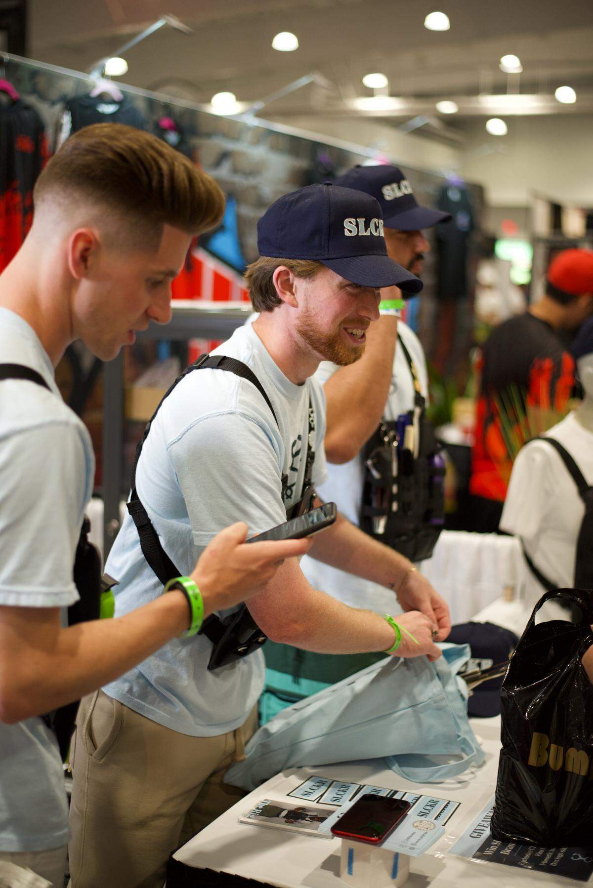 Penn State alumni Ben Johnson, left, and Tyler Tracy started SLCKR, a technical barber wear company, with help from Invent Penn State’s Summer Founders Program.