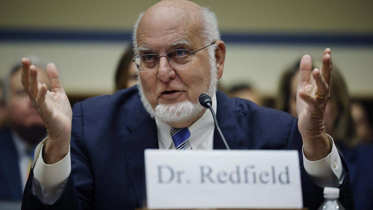 Dr. Robert Redfield, former director of the U.S. Centers for Disease Control and Prevention under former President Donald Trump, testifies before the House Select Subcommittee on the Coronavirus Pandemic in the Rayburn House Office Building on Capitol Hill on March 8, 2023, in Washington, D.C. (Chip Somodevilla/Getty Images/TNS)