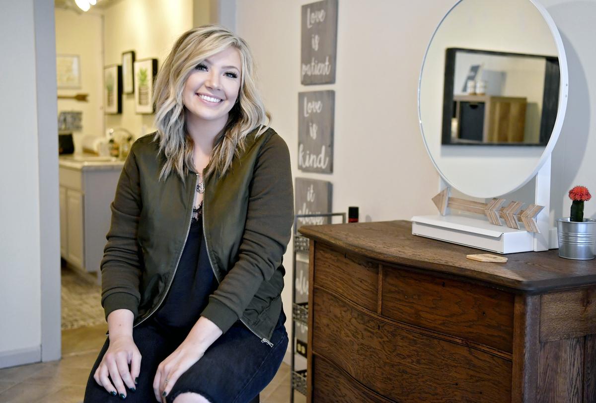 Lauren Lucas of Winged Beauty Studio in Bellefonte on Thursday, Oct. 3, 2019.