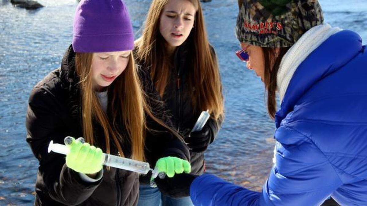 State College Area High School students who are part of the Teen Shale Network have been taking field trips to Black Moshannon State Park to collect water quality data and samples. The ongoing project is part of an initiative known as the Shale Network, which is focused on collating water quality data where natural gas drilling is taking place.
