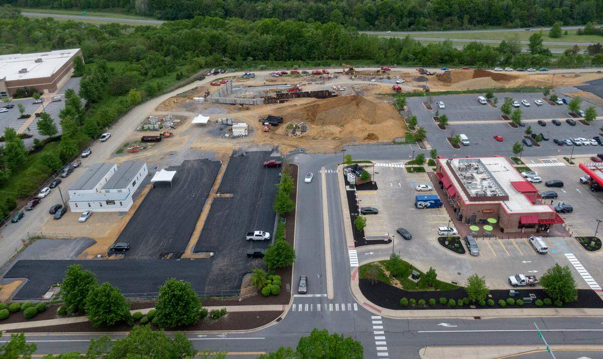 Construction has begun for the new Penn Highlands Healthcare building on Colonnade Boulevard in State College on Tuesday, May 24, 2022.