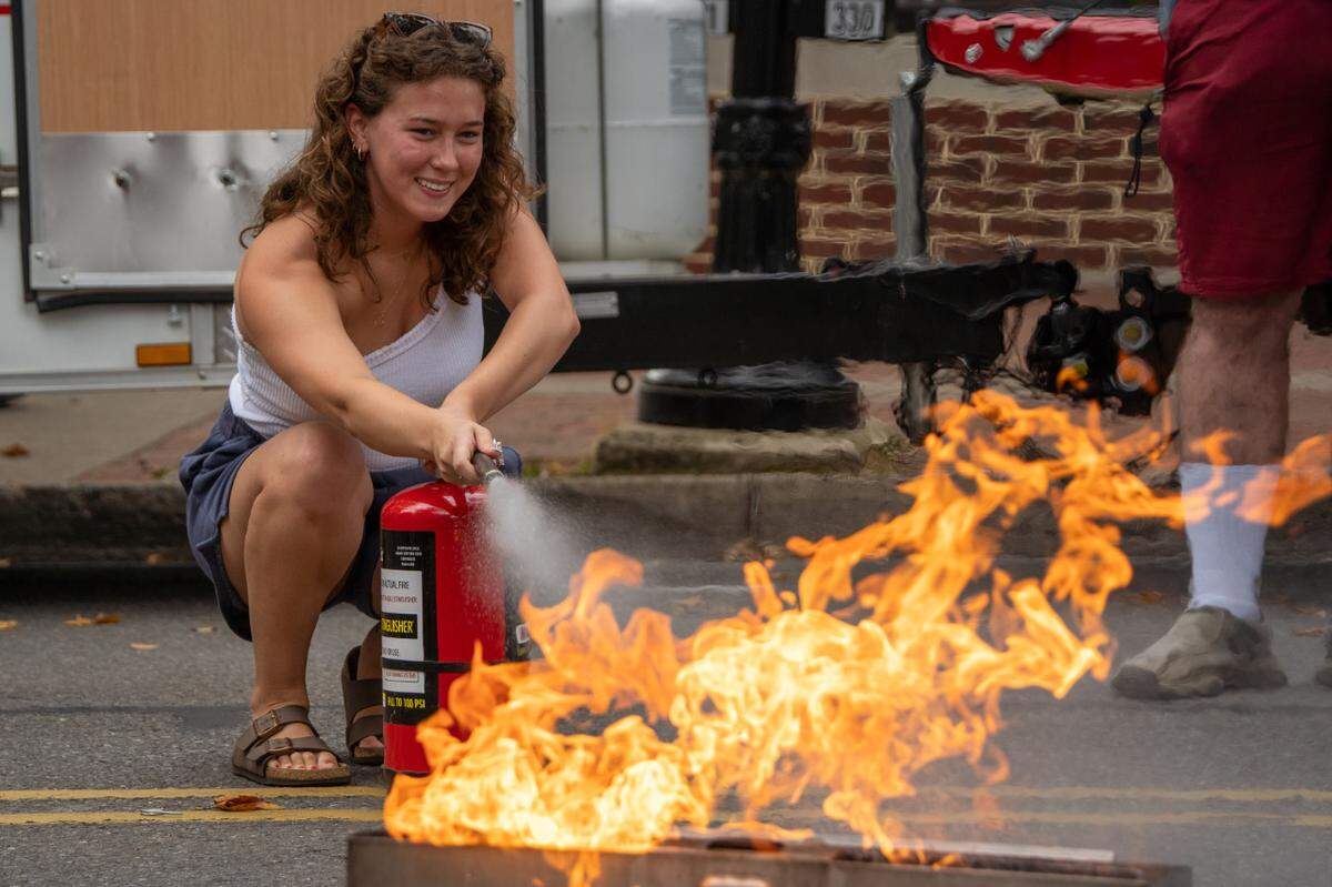 Alpha Fire Company celebrated its 125th anniversary on Saturday with demonstrations and more.