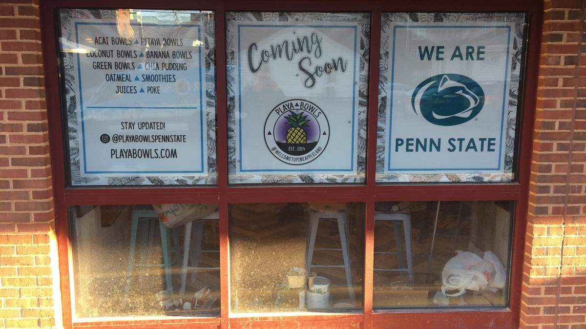 Playa Bowls will open its State College location on Saturday.