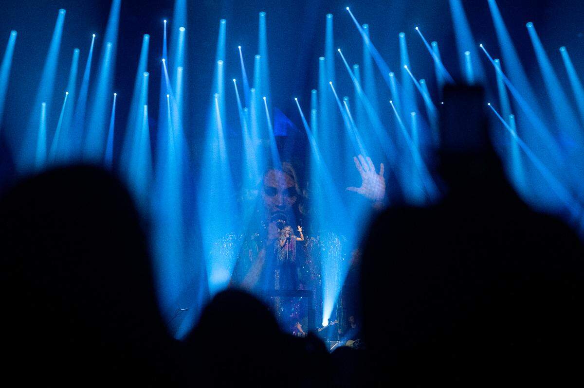 Carrie Underwood performs at the Bryce Jordan Center as part of The Denim and Rhinestones Tour on Friday, Feb. 10, 2023.