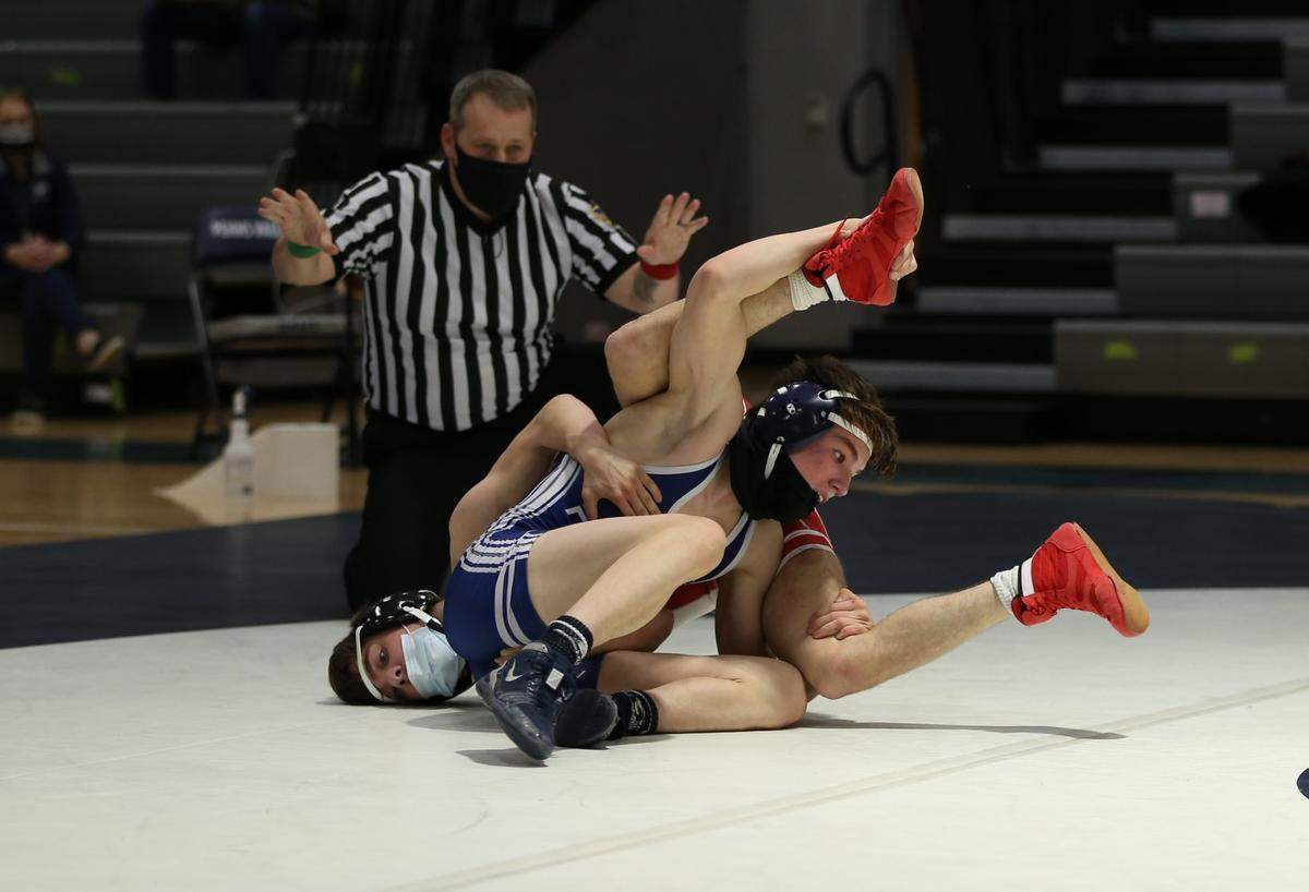 Penns Valley’s Justin Darlington is tied for the county lead with two major decisions this season.