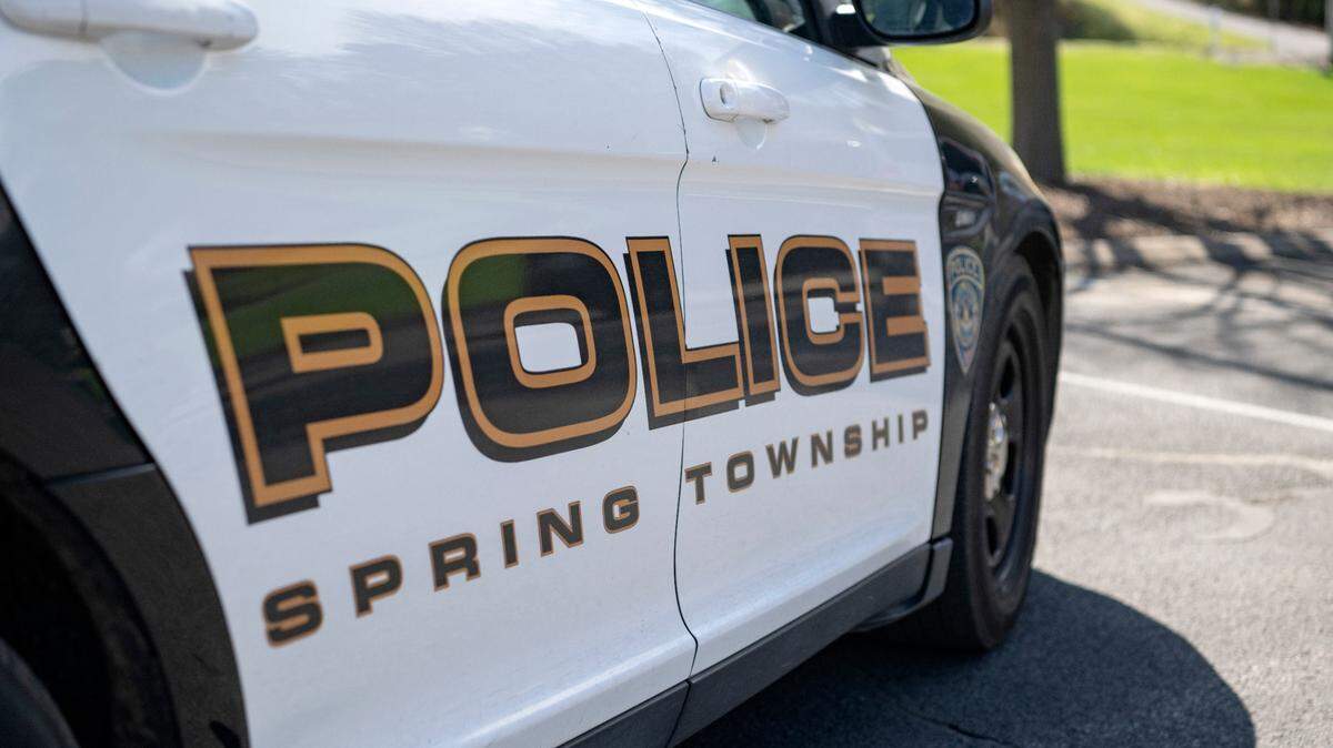 A Spring Township police patrol car.