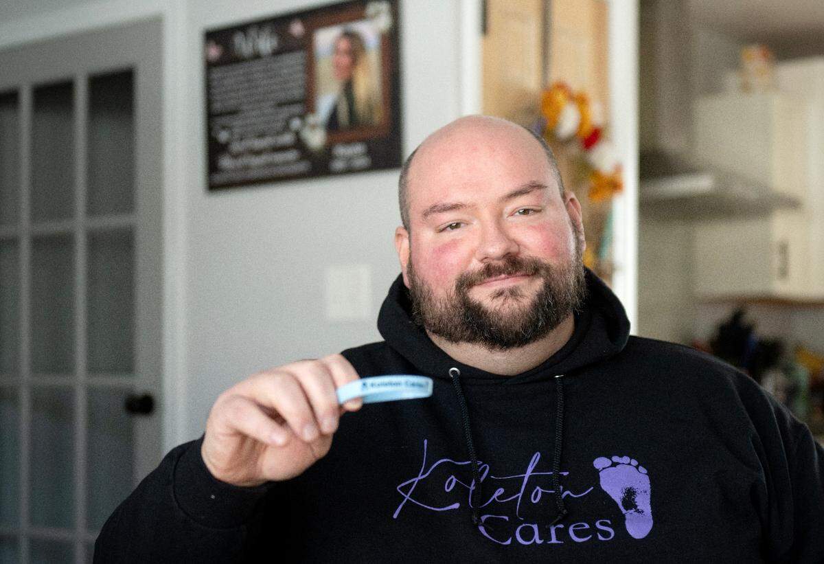 Walt Derhammer is starting a nonprofit, Koleton Cares, to help expecting and new parents in honor of his late wife and son.