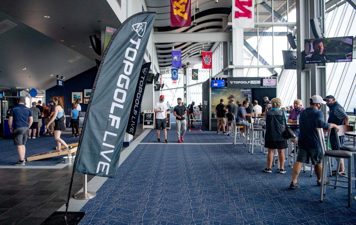 Topgolf Live at Beaver Stadium offers games, food and drinks on Thursday, June 2, 2022.