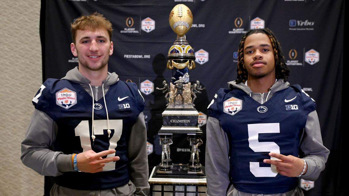 Sights and scenes from Penn State, Boise State during Fiesta Bowl Media Day and practices