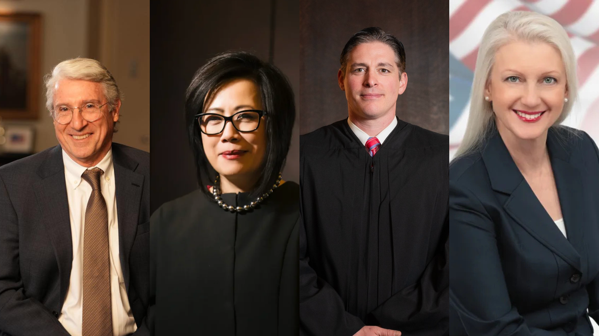 From left: Matthew Wolford, Stella Tsai, Brandon P. Neuman, and Maria Battista.