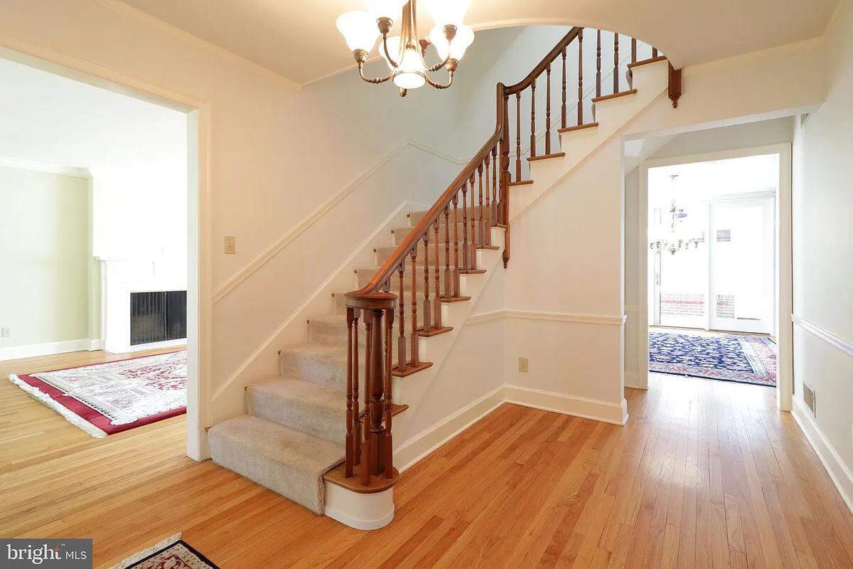 The front entry of the home at 505 Hillcrest Ave. in State College is seen in this photo.