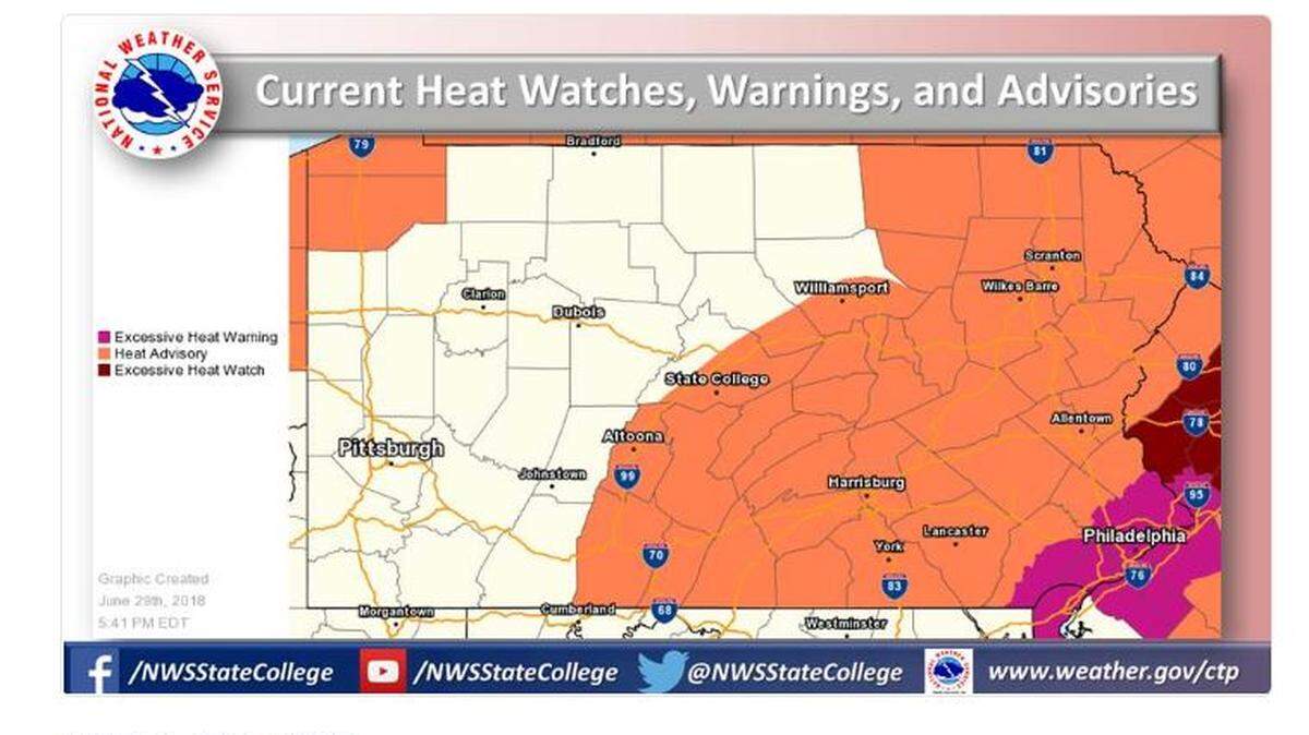 A "significant" break in the heat is slated to sweep in Friday and Saturday, according to AccuWeather.