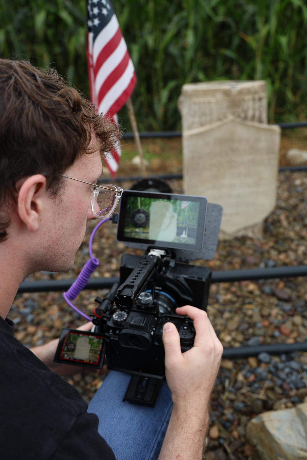 Local filmmakers and historians worked on the documentary “Graves on Indian Lane.”