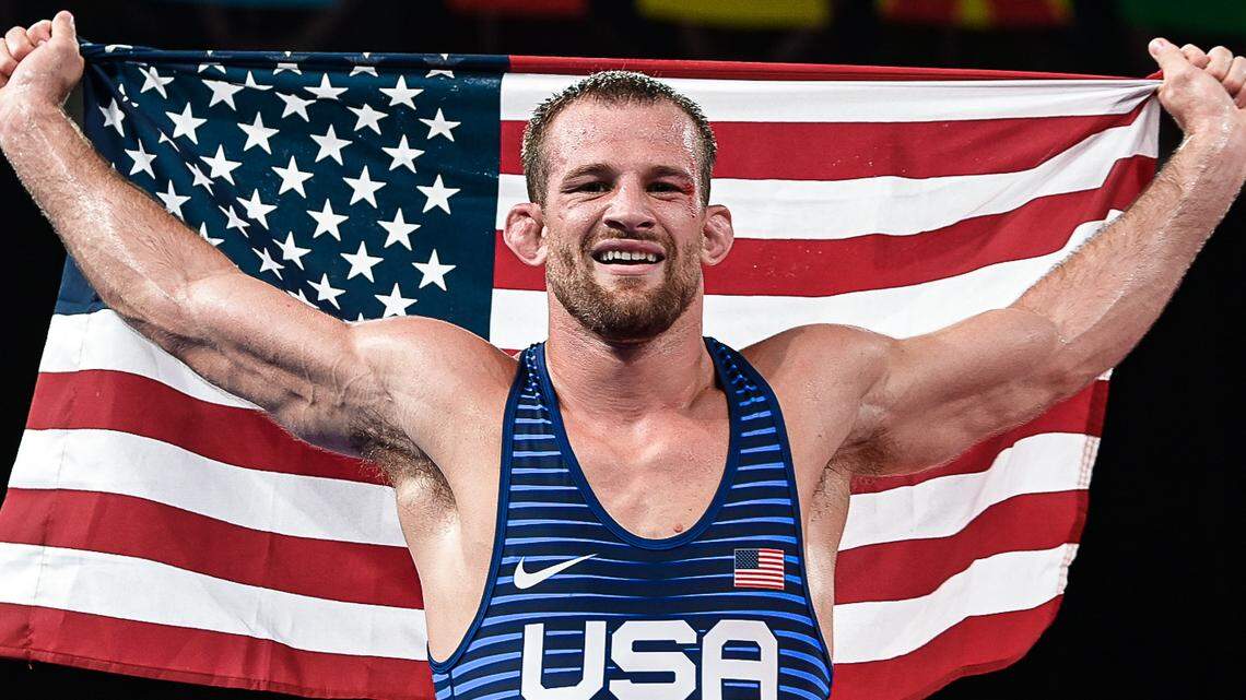 Penn State grad and State College resident David Taylor won Olympic gold in men’s freestyle wrestling on Thursday, Aug. 5, 2021, at the 2020 Tokyo Olympics.