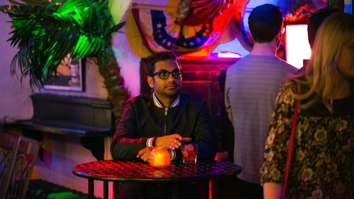 Aziz Ansari appears in a scene from the Netflix original series “Master of None.”