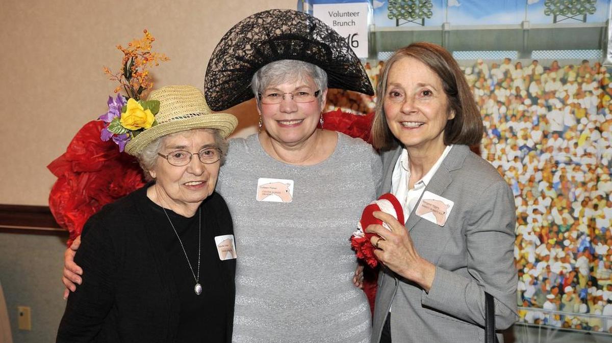 Natalie Urban, left, Colleen Fisher, middle, and Margaret Higgins, right.