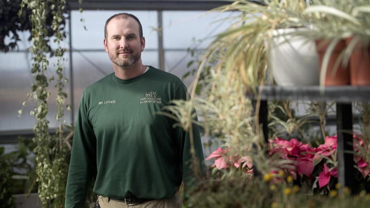 Joe Luther, horticulture teacher at Central Pennsylvania Institute of Science and Technology, recently received the Carl J. Schaefer Memorial Award and was recognized as the national career technical teacher of the year.
