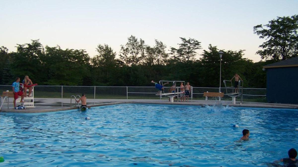 The Mountain Top Area Pool in Snow Shoe is open June through Labor Day, as weather permits.