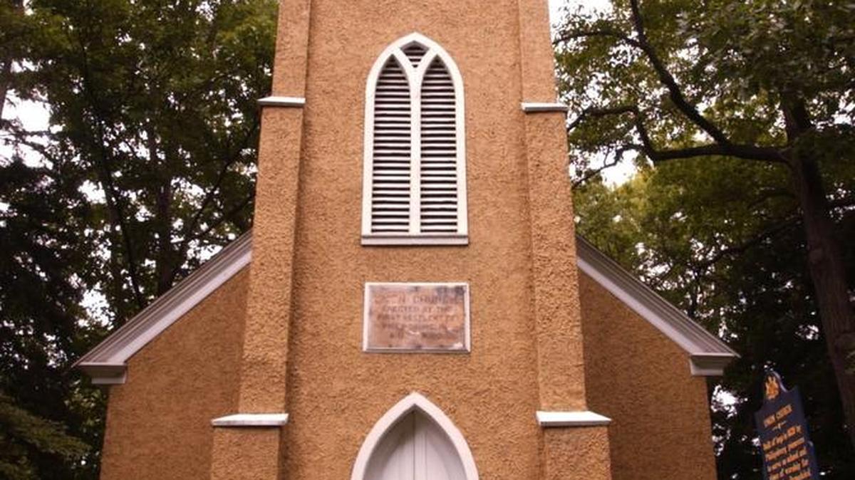 The Union Church in Philipsburg is affectionately known as the Old Mud Church. It’s about 200 years old.