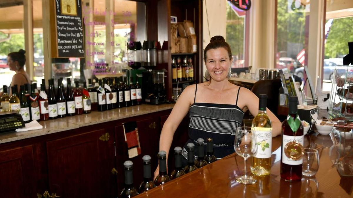 “We sell about 20 wines from sweet to premium red wines, and can help you pair wines with your meal,” said Wine and Cafe on the Park manager Loren Stamm.