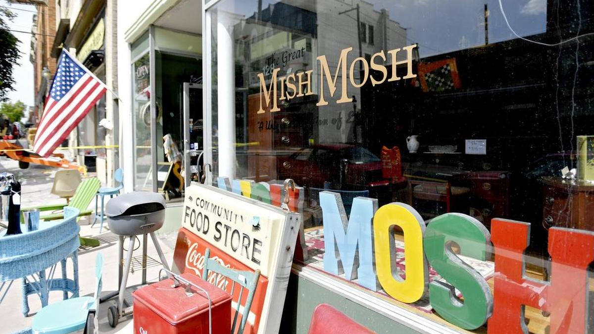 The Great Mish Mosh antique store on Allegheny Street in Bellefonte has a few extravagant antiques, but the store specializes in more affordable antiques.