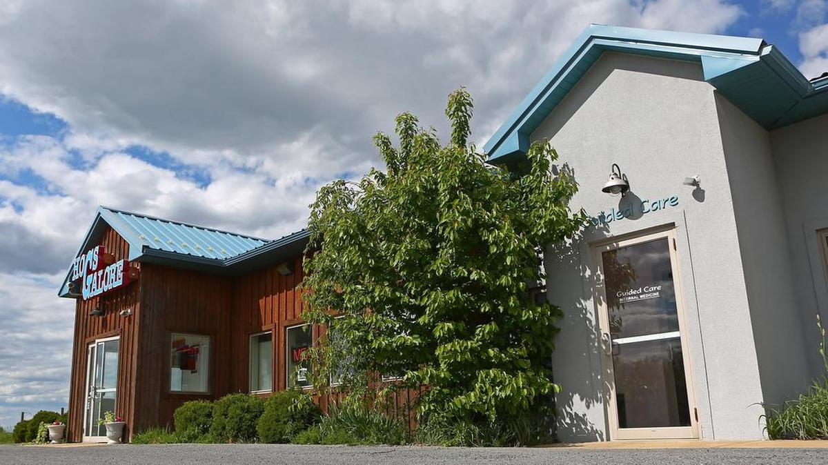 Guided Care, located at 330 Enterprise Drive in Philipsburg, isn’t your average doctor’s office. You can also pick up some pork chops or hot dogs at connected Hogs Galore.