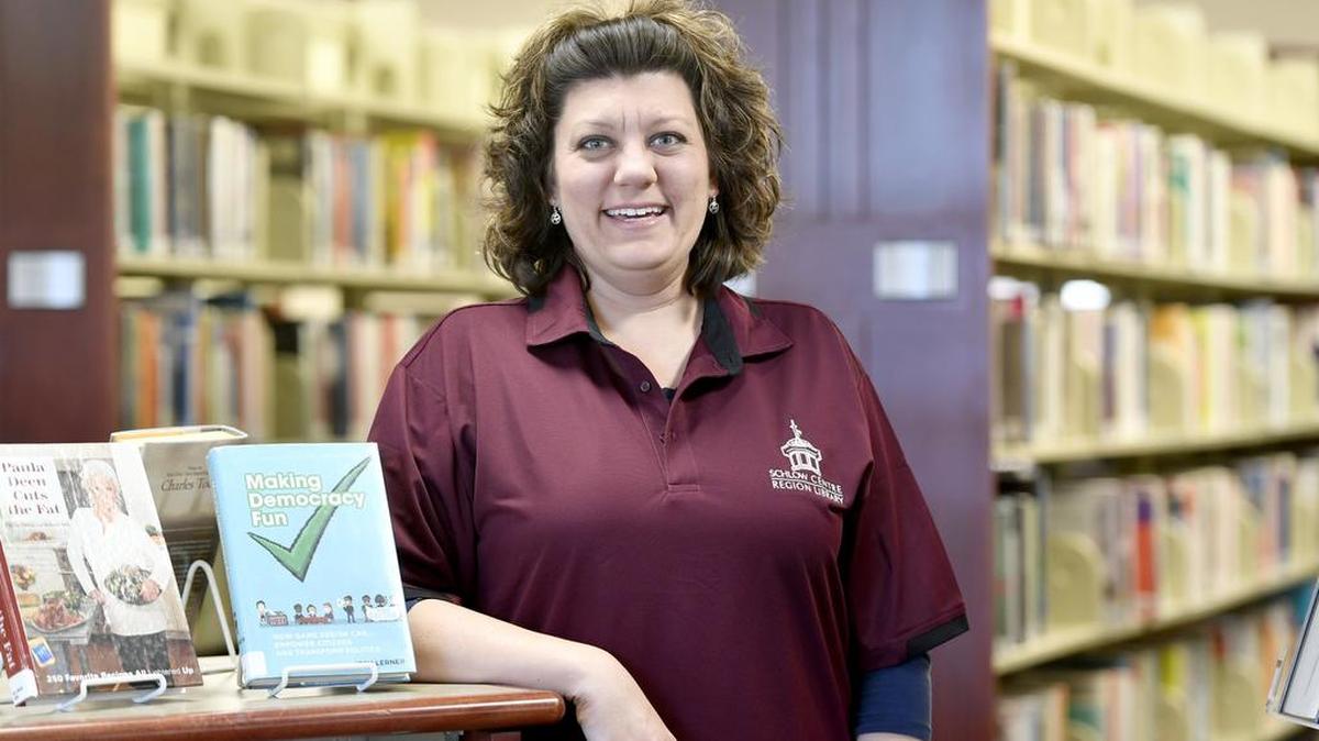 Molly Hetrick, philanthropy manager at Schlow Centre Region Library, said the job was “leap of faith” taking the job because some of the tasks were out of her comfort zone.