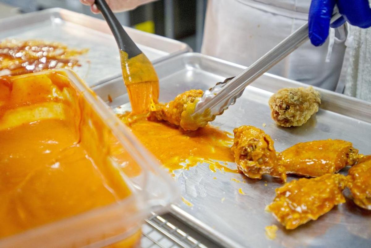 ’Murica Sauce wings at My My Chicken and Provisions in January 2016.