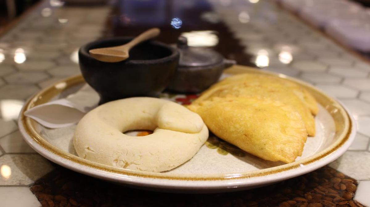 Pan de queso and empanadas are Columbian foods on the menu at Barranquero Café in downtown State College.