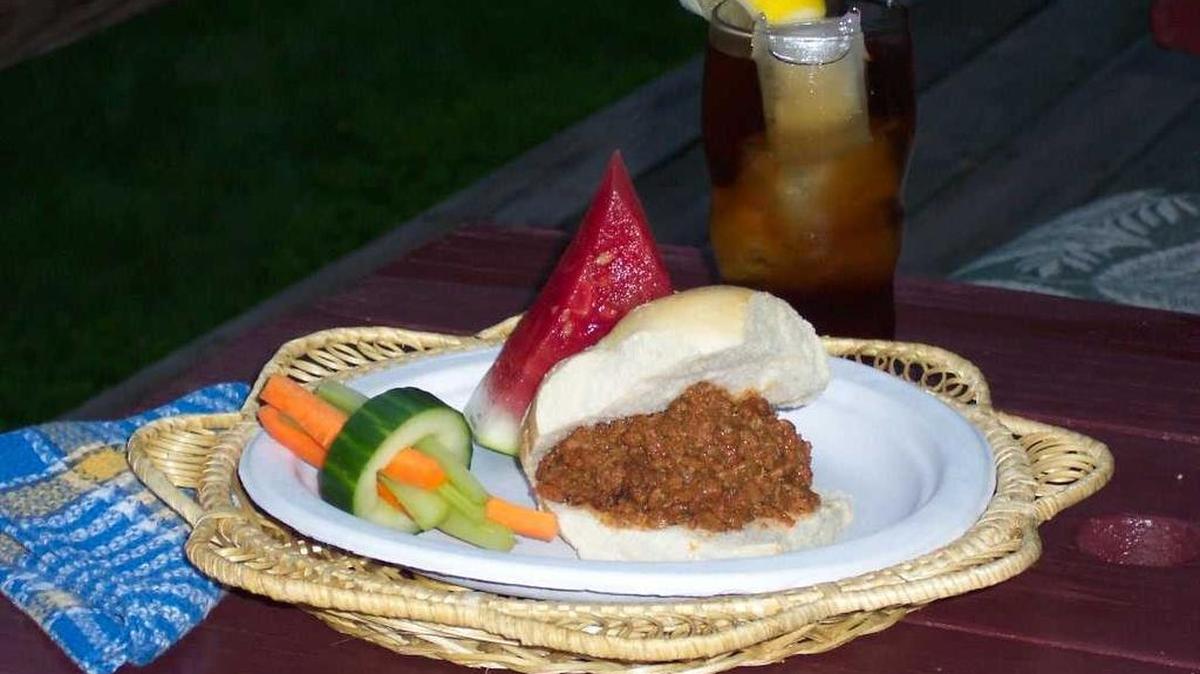 Sloppy Joes can be made with ground beef or ground turkey, for a lighter variation.