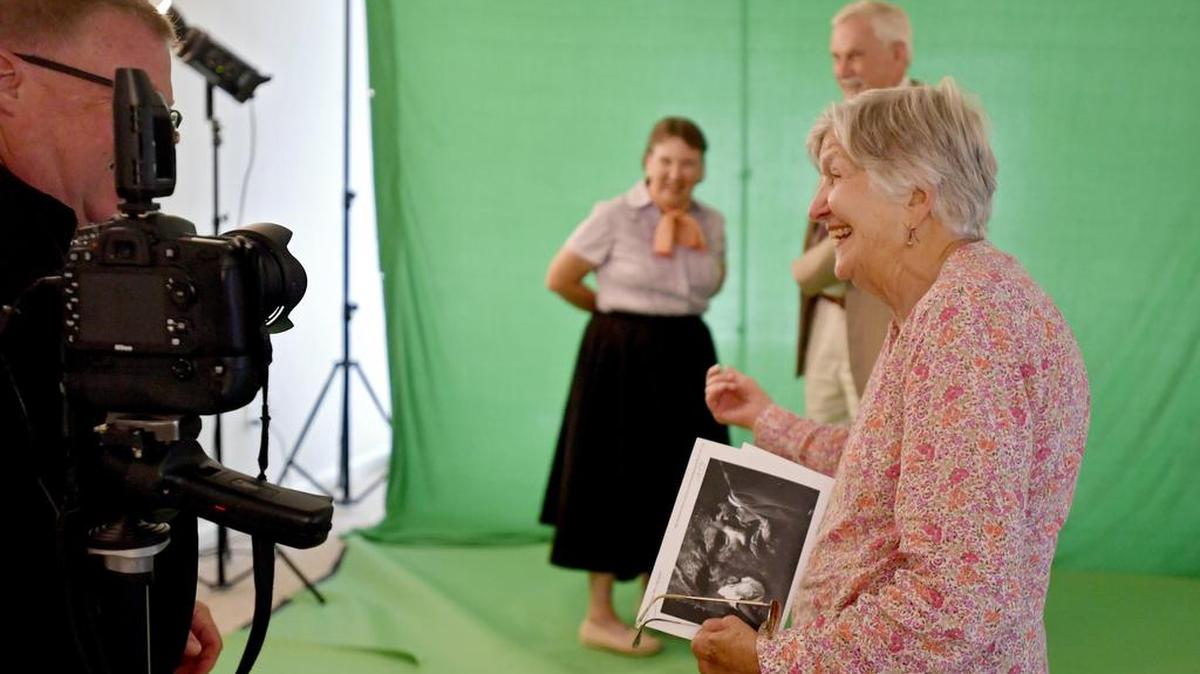 Helen Manfull, pictured at the Village at Penn State in 2016, was a longtime theater professor at Penn State. She recently died at 89.