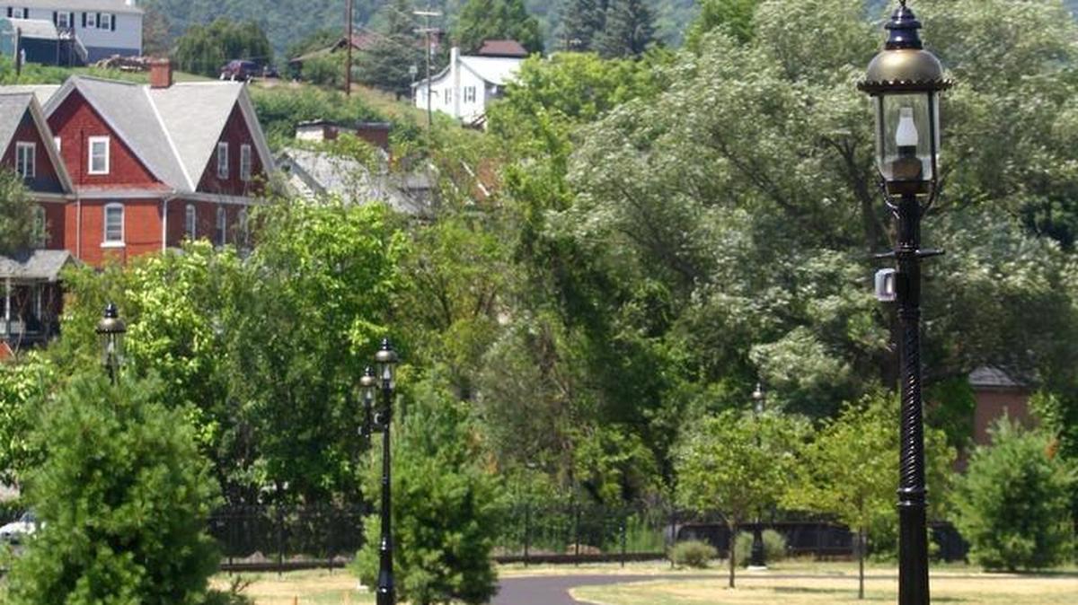 A path winds through Talleyrand Park in Bellefonte in this Centre Daily Times file photo.