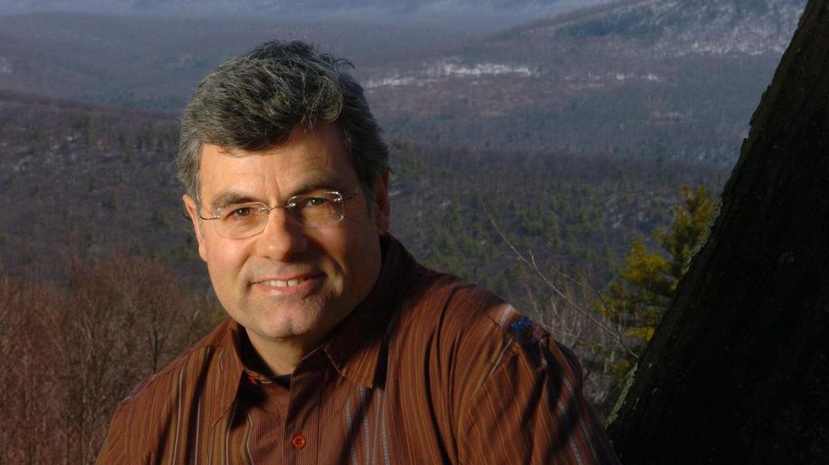 Geoff Brugler, a Lewistown native, poses for a picture at the Wampler Road vista in Rothrock State Forest. Brugler is a life long outdoor enthusiast who opened Appalachian Outdoors after graduating from Penn State in 1972.