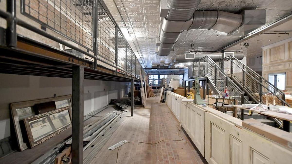 Renovations continue in the Champs on South Allen Street.