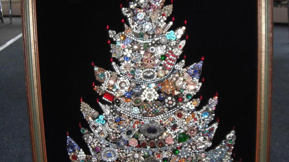 Old pins can be repurposed into holiday decorations.