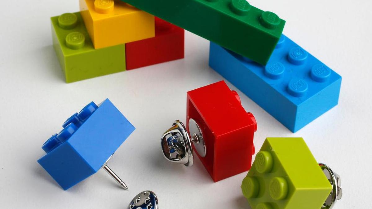 Legos are used for art, jewelry and more.