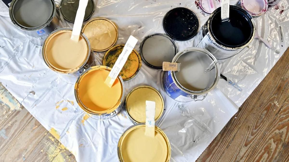 Latex and oil-based paints may be disposed of in your regular trash but must be dry.