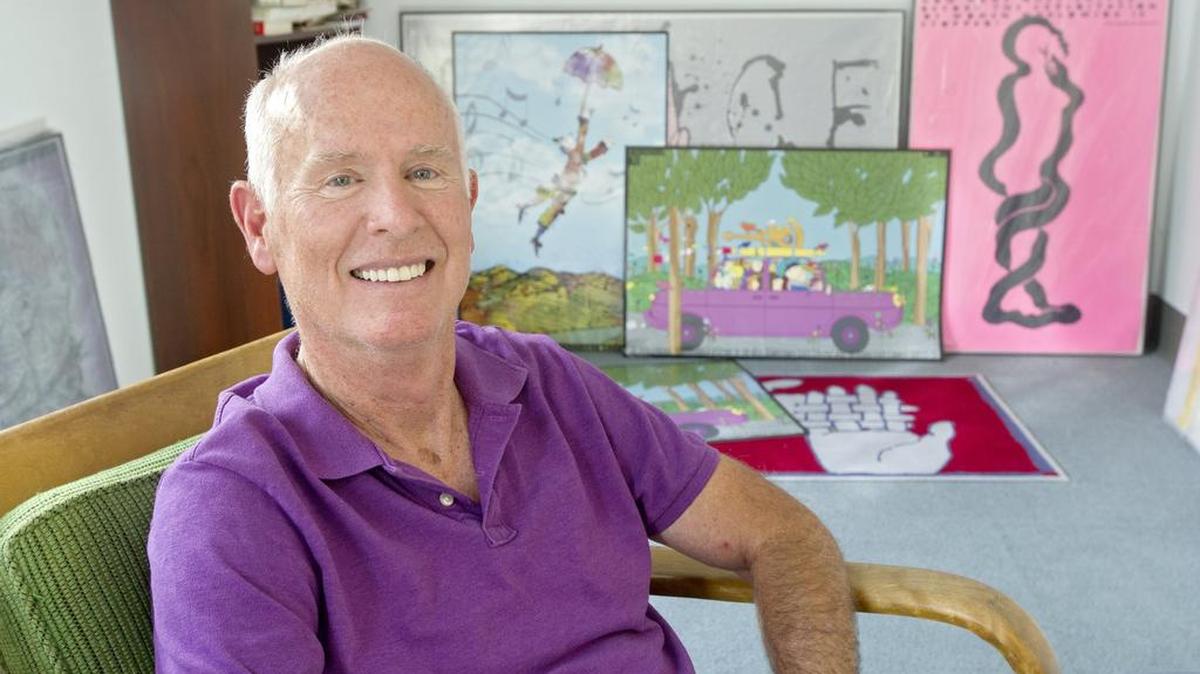 Lanny Sommese, pictured in 2016, designed the Central Pennsylvania Festival of the Arts poster for nearly 50 years.