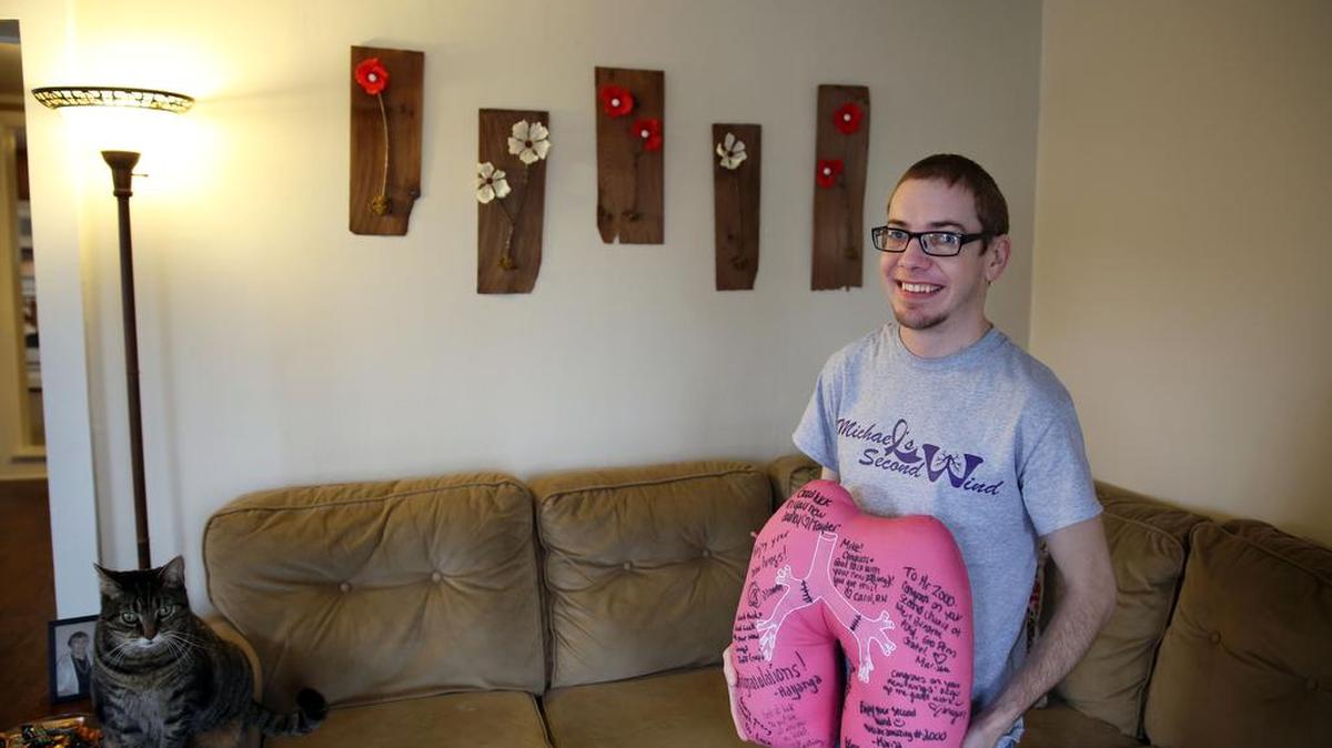Mike Keller underwent a double-lung transplant in December. To help pay for the cost, a fundraiser will be held Friday at Celebration Hall in State College.