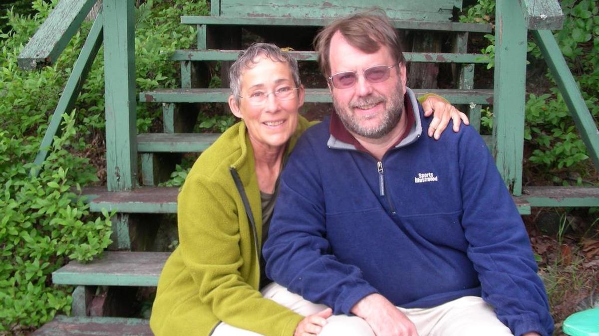 Marcia Johnson, left, and Tom Blackadar share a love of travel and have visited Nepal several times.