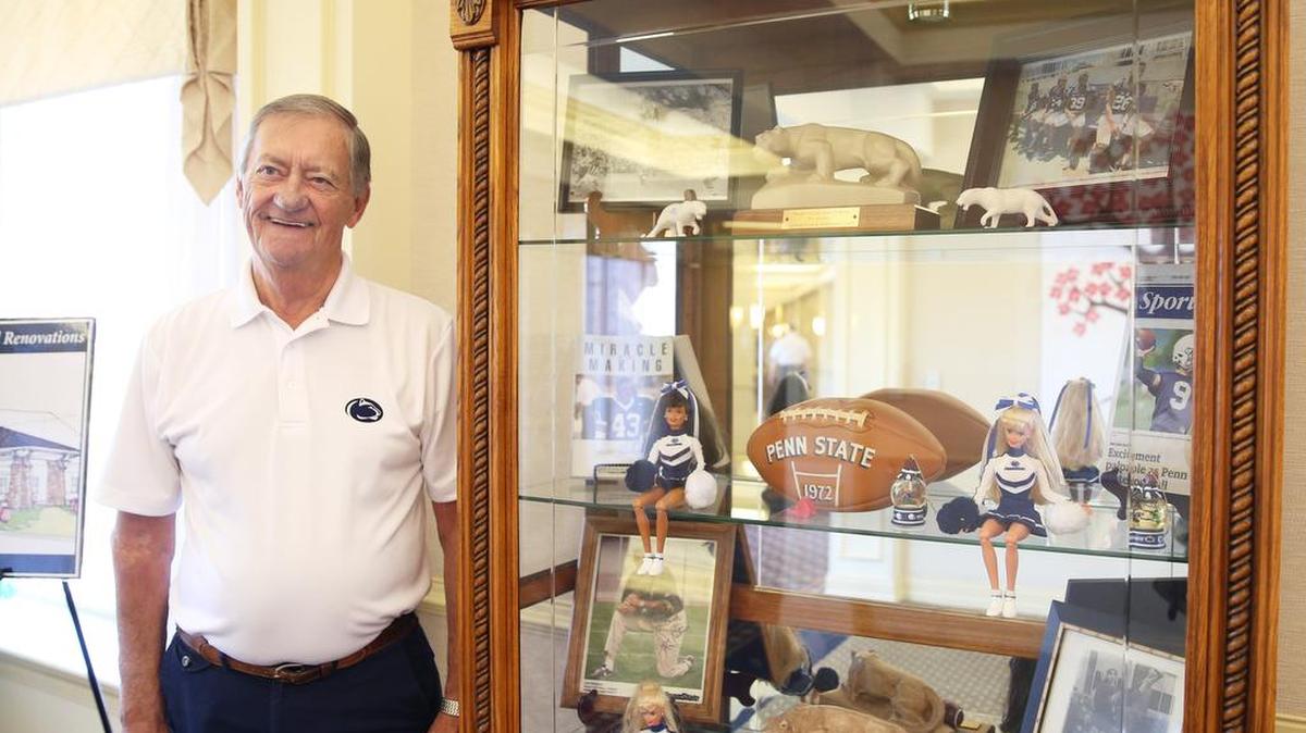 Bill France has contributed some memorabilia to be displayed on the third floor of The Village at Penn State.