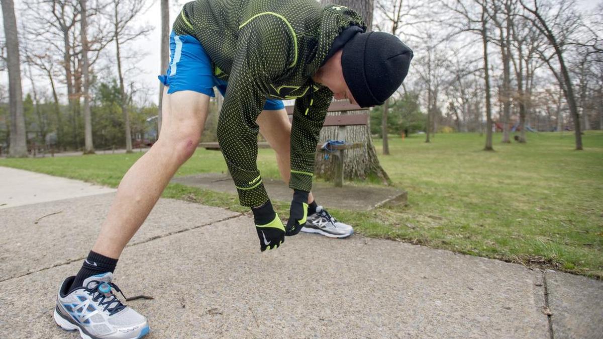 Doug Schunk, a chemistry teacher at State College Area High School, is training for the Pittsburgh Marathon.
