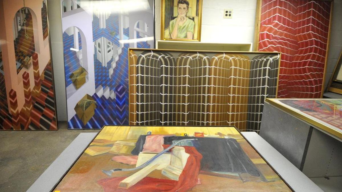 Philipsburg artist Jean Kizina’s family donated some of her art to the Habitat For Humanity of Greater Centre County’s ReStore in Bellefonte after she passed away in 2015.
