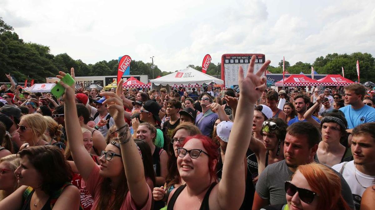 Man Overboard performs during the Vans Warped Tour 2015 in Atlanta. The closest the Warped Tour comes to Centre County this year is a July stop in Scranton.