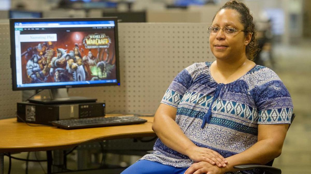 Michelle Shade and her friend Ben Rowles researched how video gamers communicate with each other. They have earned a spot to talk at Digital Humanities 2016 in Krakow, Poland, next month.