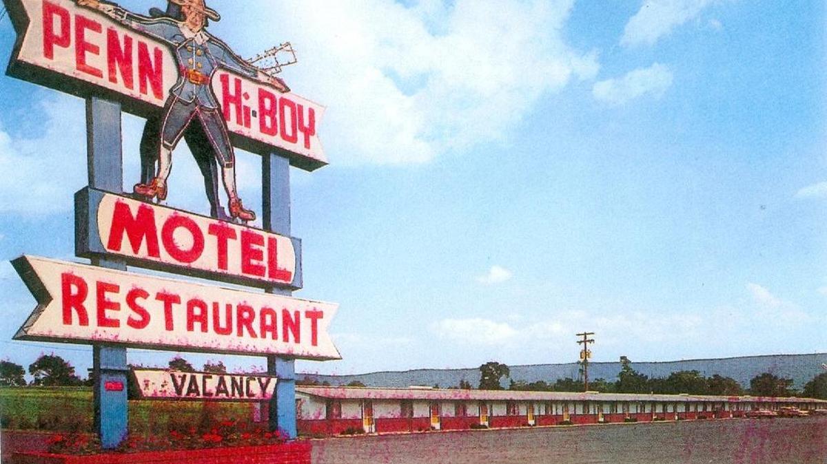 The Penn Hi-Boy Motel was located on North Atherton Street, across from Hills Plaza.