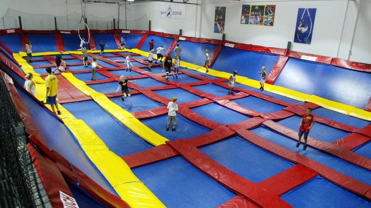 Children go through a workout at SkyZone in Chesterfield, Mo. Despite recent rumors to the contrary, company sources have said since early 2015 that it would be premature to assume State College will get a Sky Zone soon.