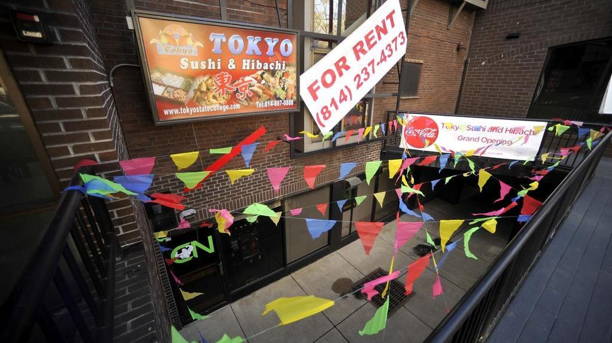Tokyo Sushi & Hibachi restaurant along College Ave. in State College.