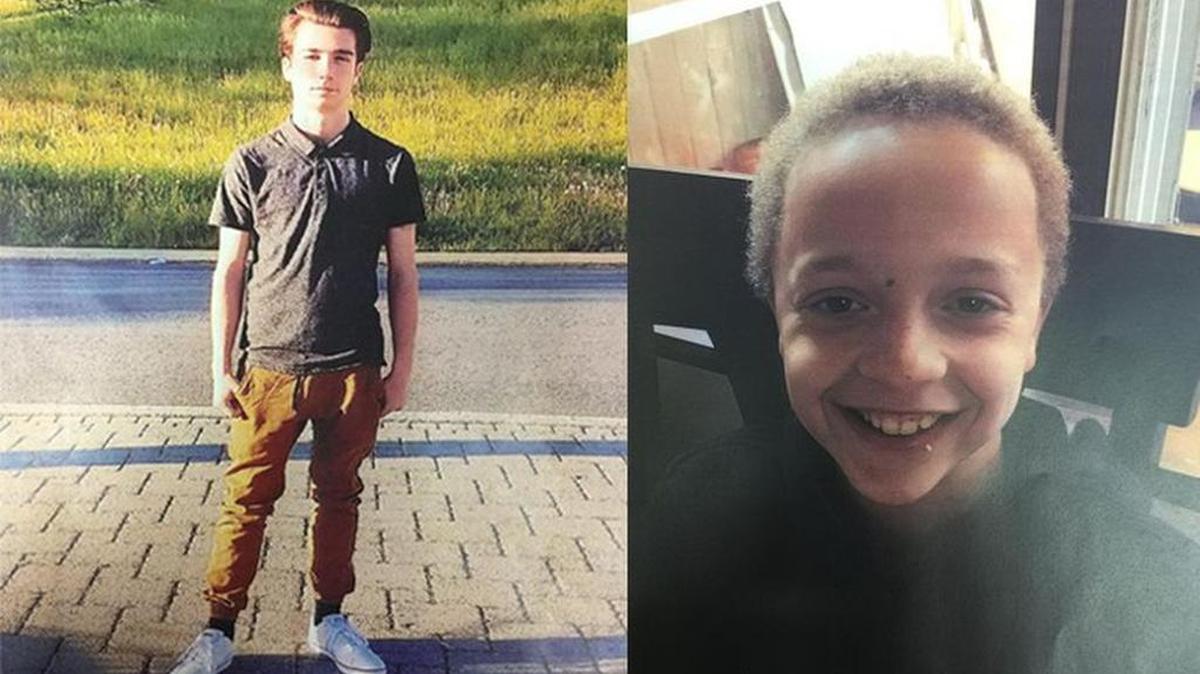 Police are looking for teenagers Phillip Figart, left, and Pierce Devier, of State College, who have been missing since Friday.