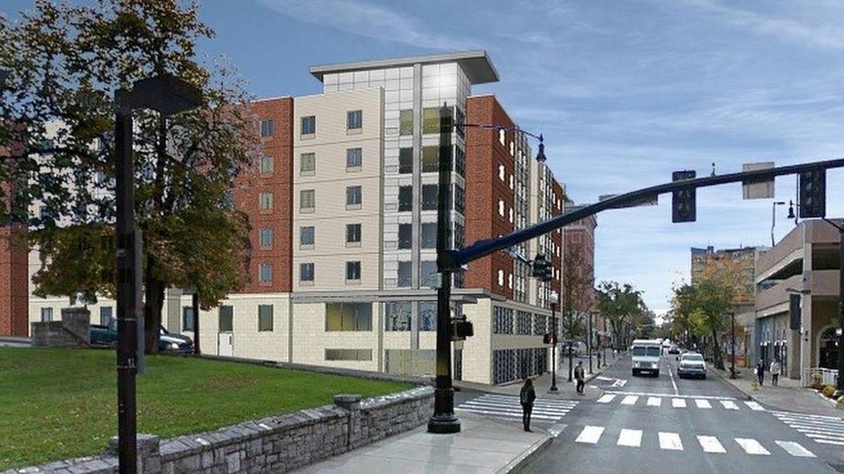 The building at 138 E. Beaver Ave., which was most recently a CVS store, could be the site of a new mixed-use building.
